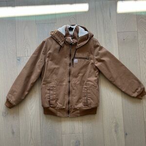 Carhartt Tan Sherpa-Lined Jacket